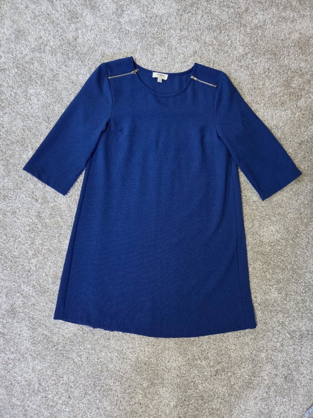 Blue shift dress